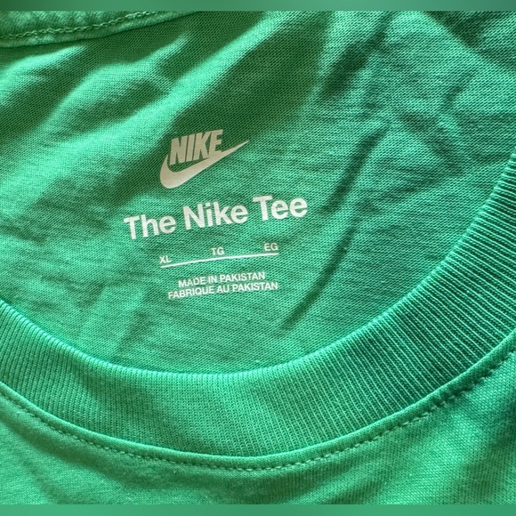 Nike NSW Brandriffs T-shirt Color Green Spring Unisex Size Xl - Picture 4 of 4